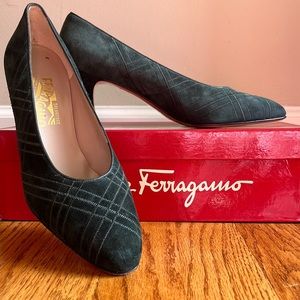Salvatore Ferragamo Suede Pumps